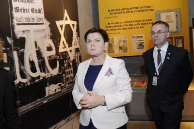The Prime Minister was accompanied by Mr. Jacek Sellin, Secretary of State at the Polish Ministry of Culture and National Heritage